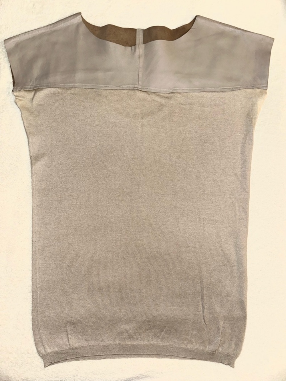 Max&Co (Max Mara) Leather Detail Top | Original | Made in Italy